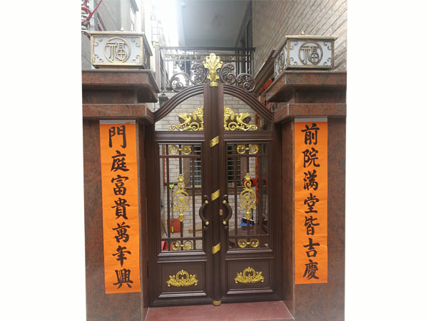 自建房小型鋁藝門(mén)  DJ-8015